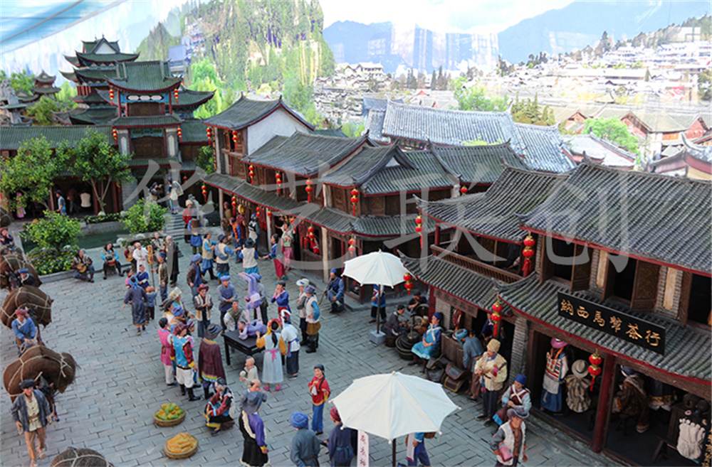 古建筑还原模型