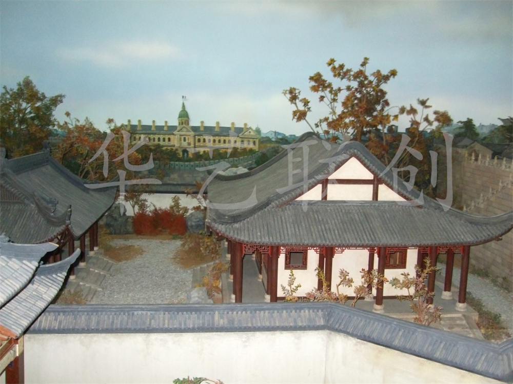 古建筑还原模型