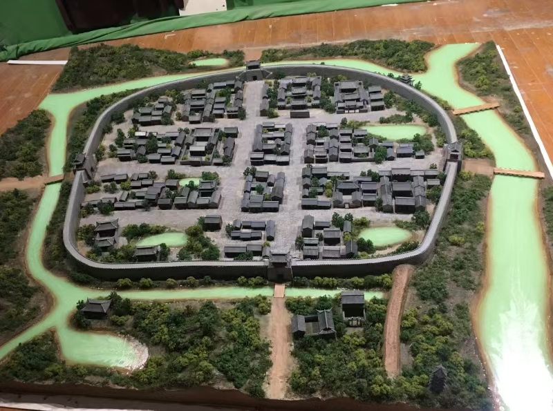 古建筑还原模型