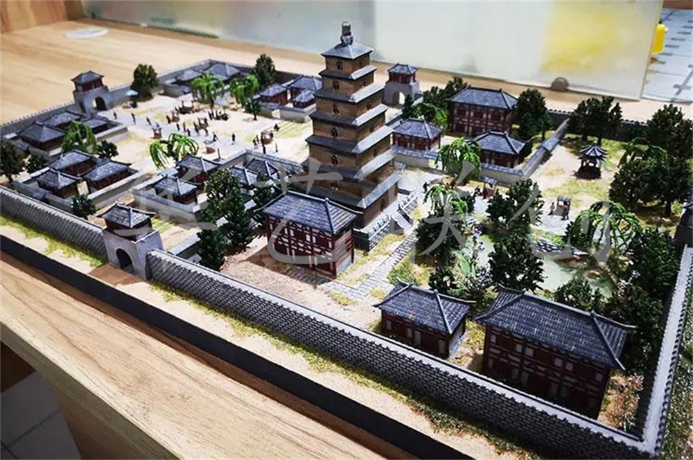 古建筑还原模型