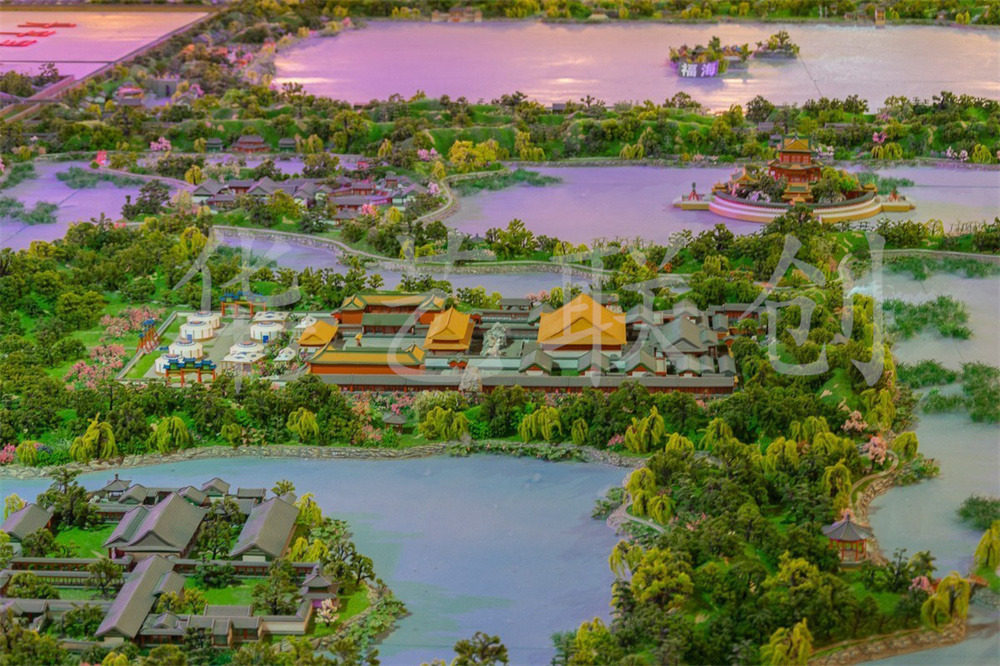 古建筑还原模型