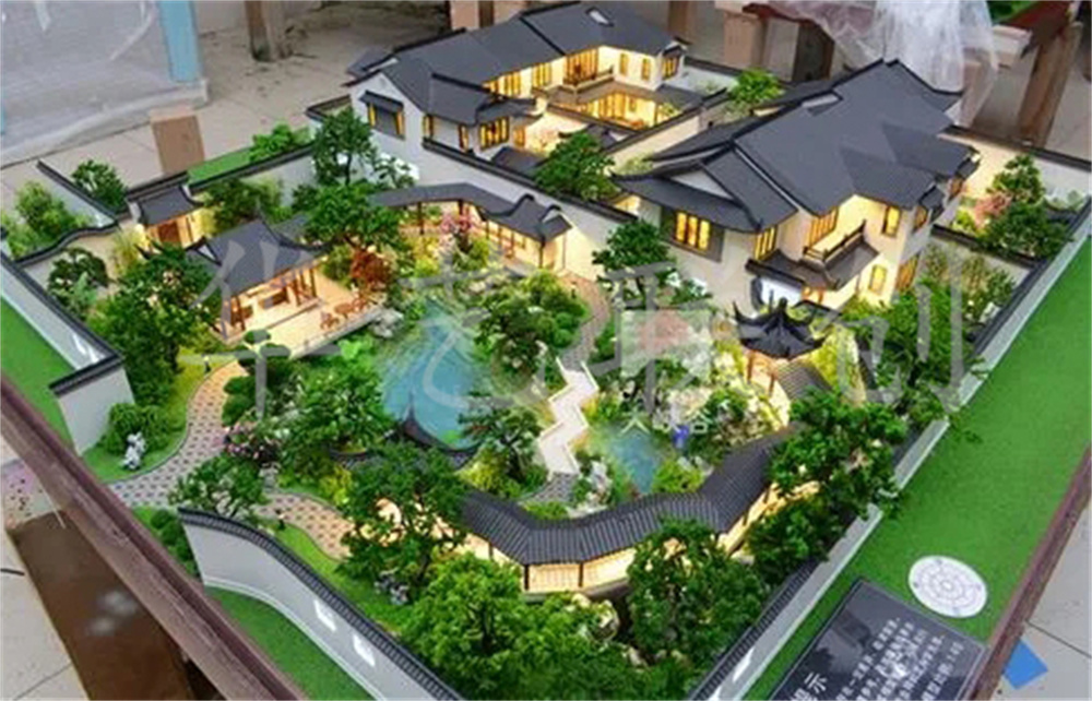 古建筑还原模型