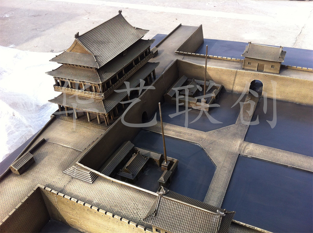 古建筑还原模型