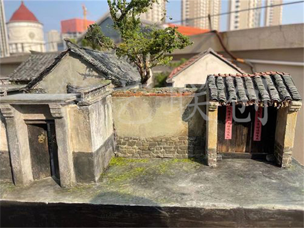 古建筑还原模型