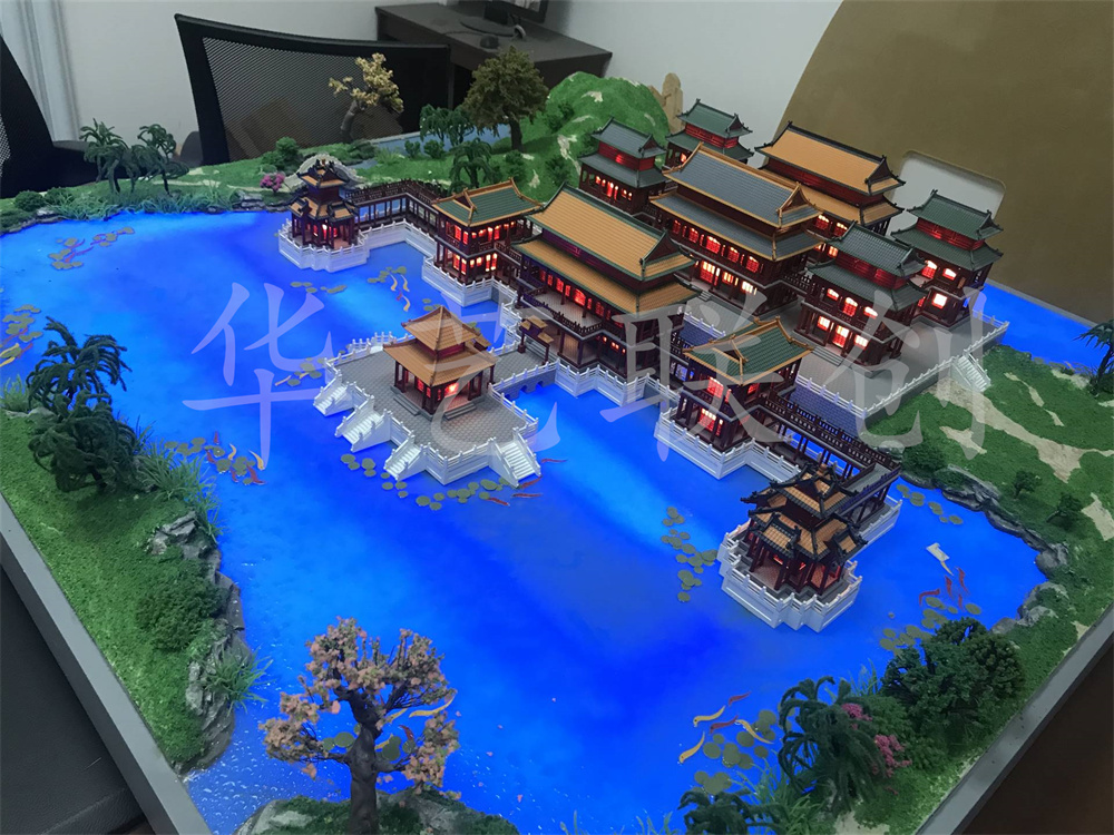 古建筑还原模型